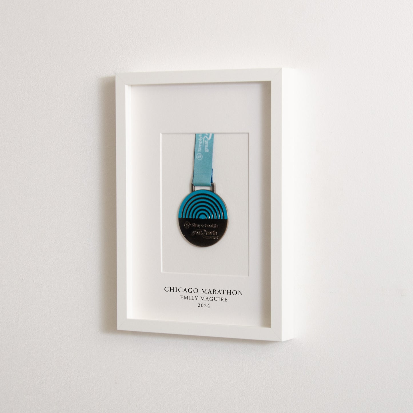 Personalised medal frame - Stag Design