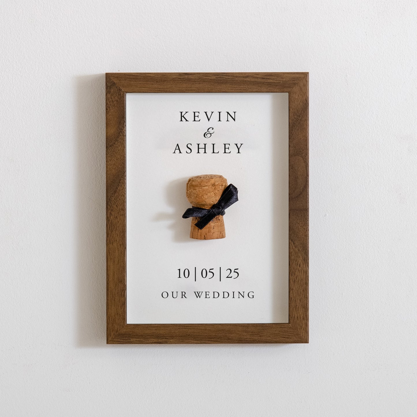 First toast cork saver frame