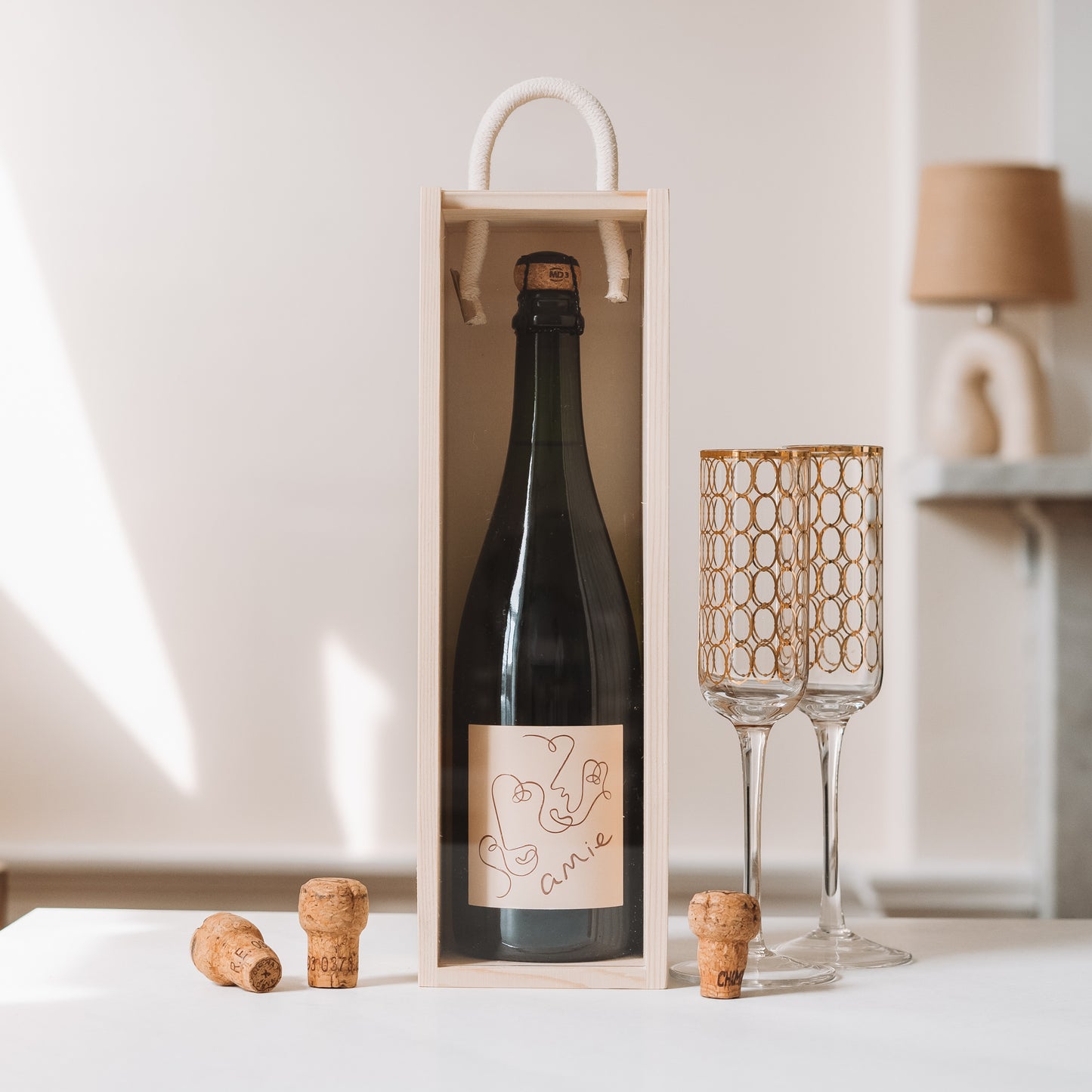 Amie Crémant Birthday Gift Box - Stag Design