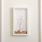 NEW! Vertical wine cork frame