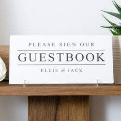Please sign our guestbook sign