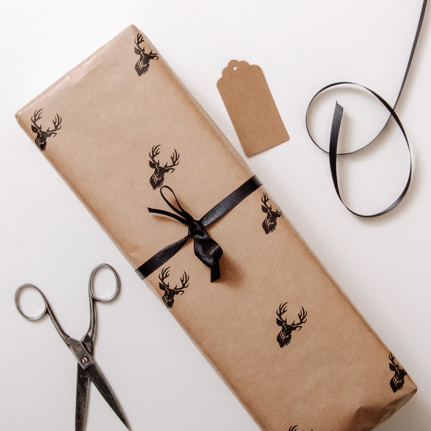 Engagement/Wedding Personalised Bottle Gift Box - Stag Design