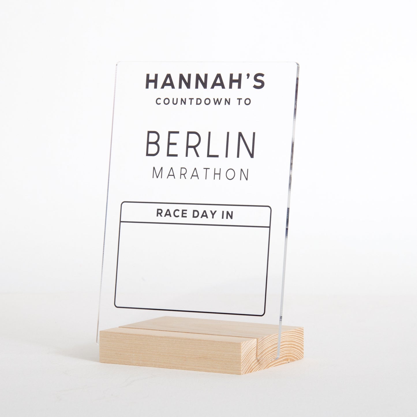 Personalised Event Countdown Sign