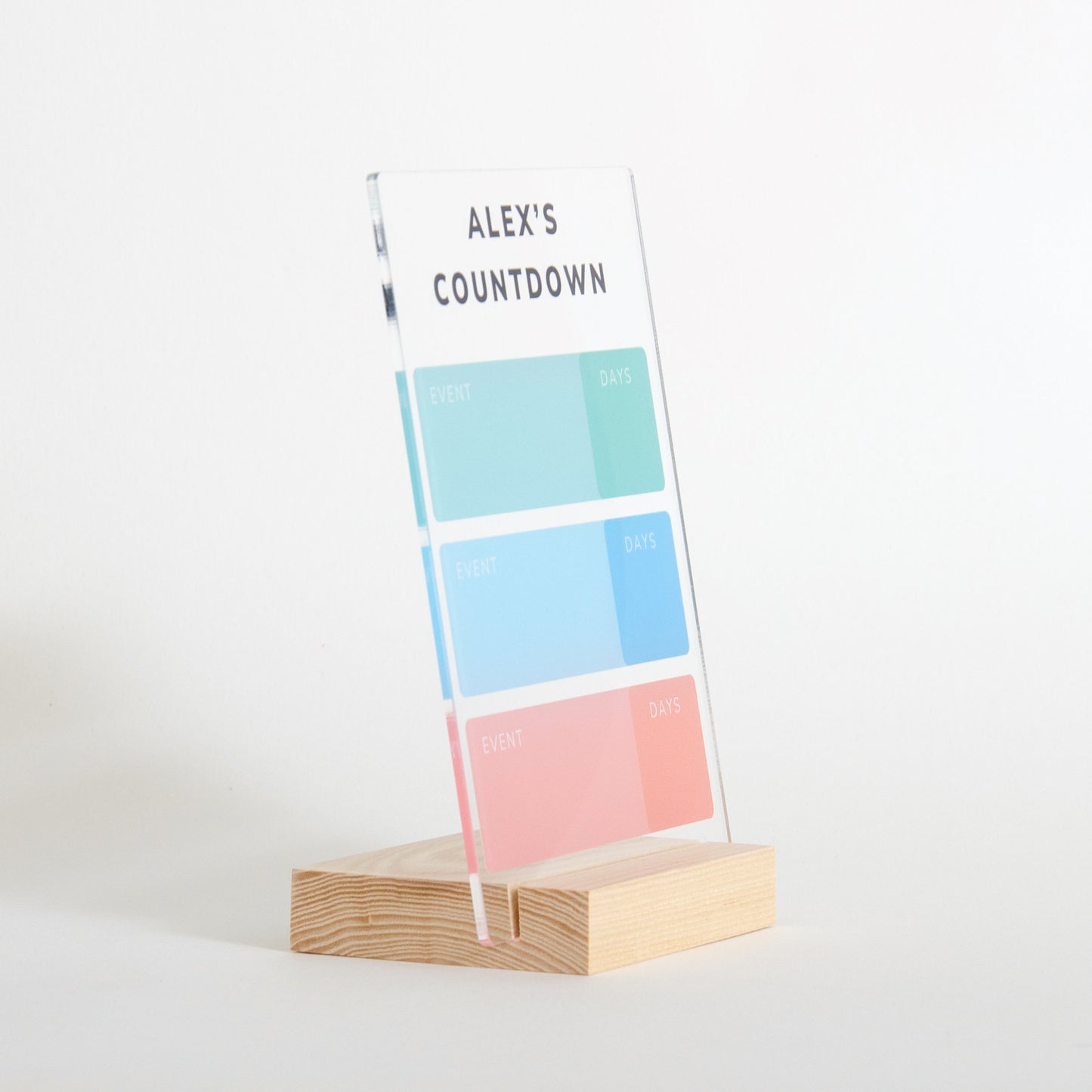 Personalised Countdown Sign
