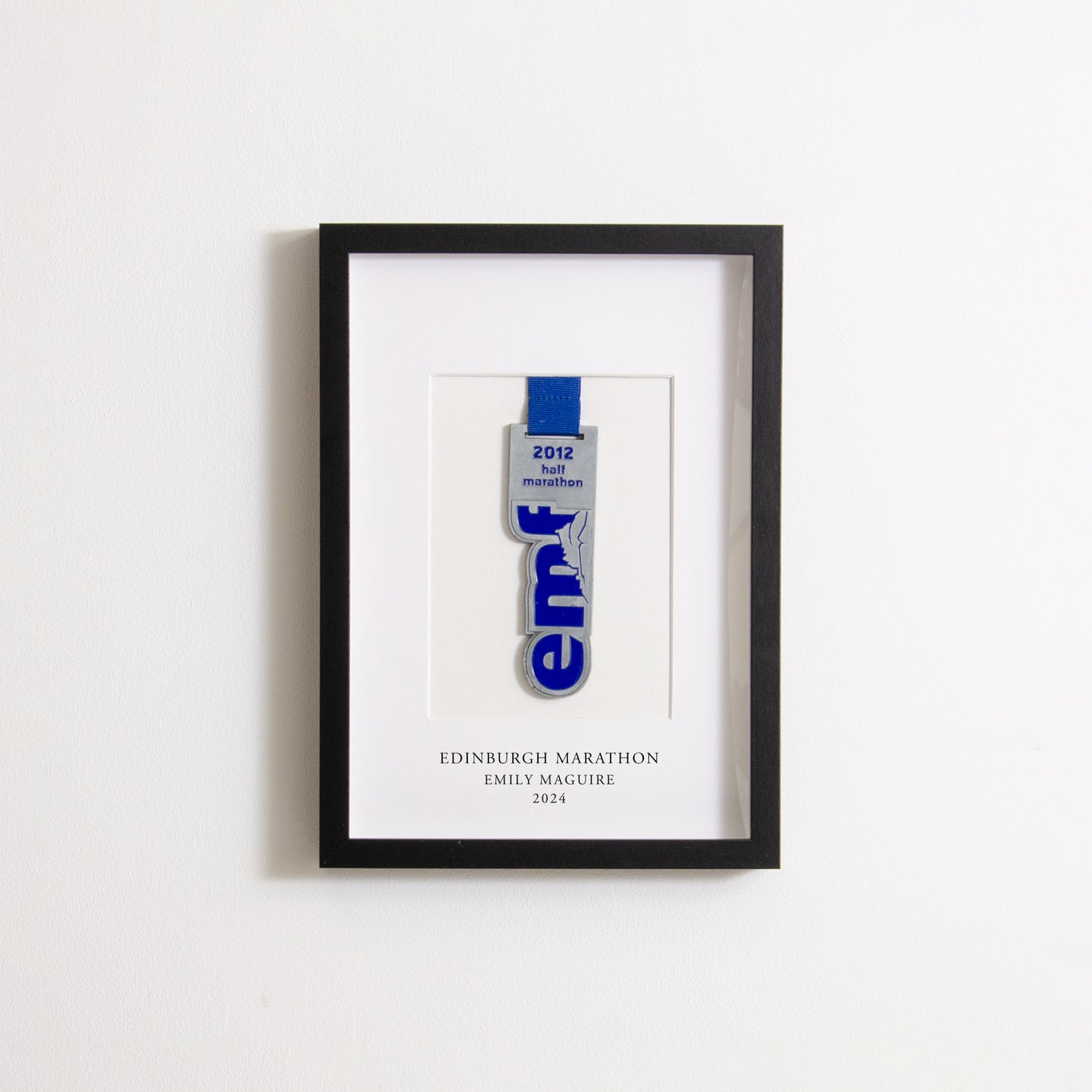 Personalised medal frame - Stag Design