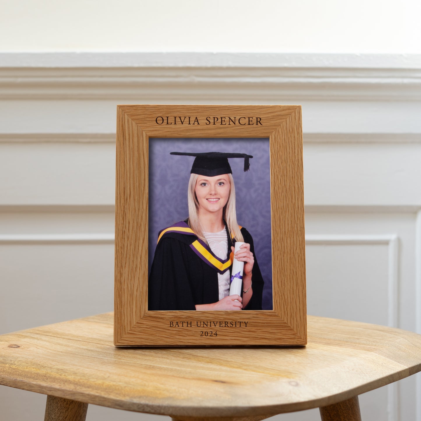 Personalised graduation photo frame