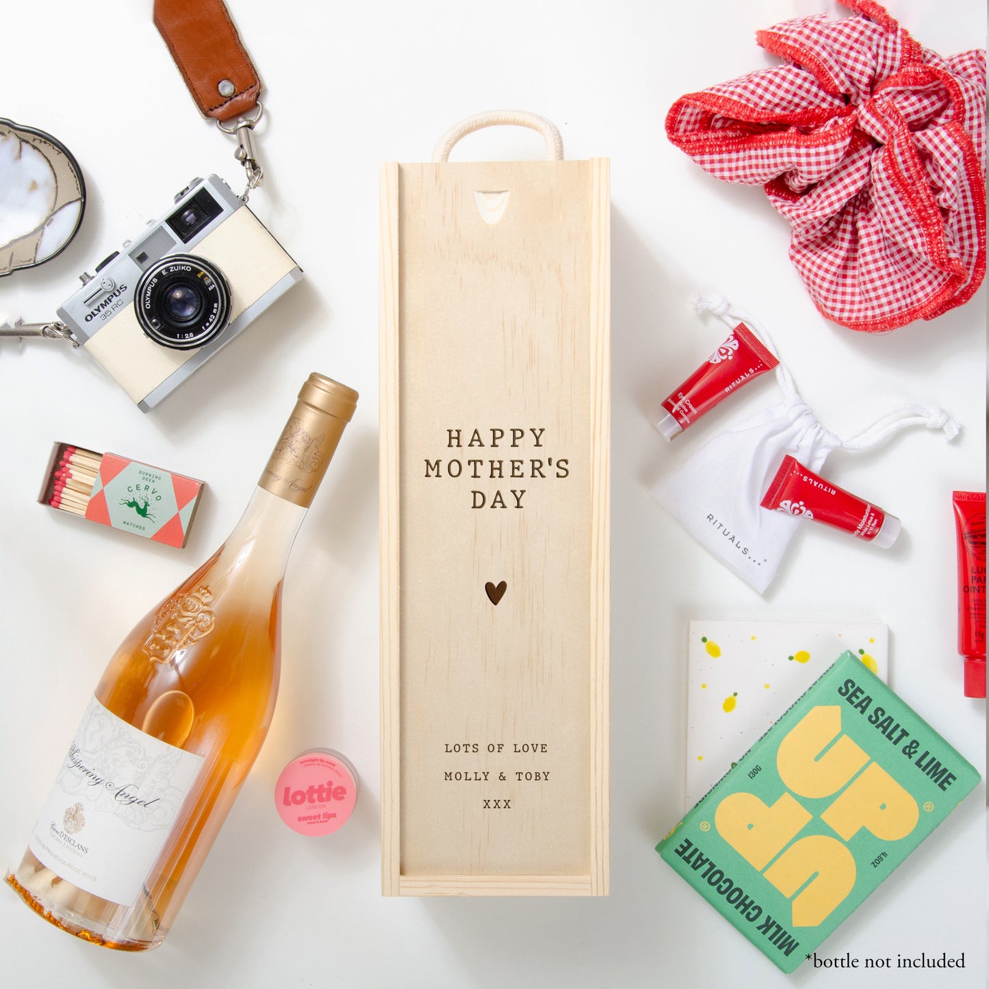 Happy Mother's Day Bottle Gift Box - Stag Design
