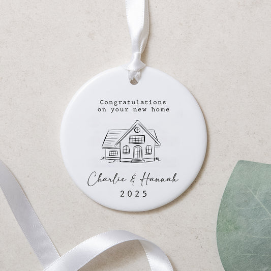 Personalised New Home Ceramic Gift