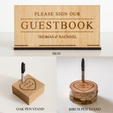 Letter guest book sign