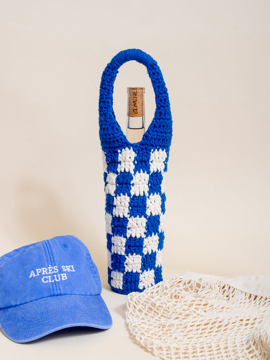 Handmade Crochet Wine Bag