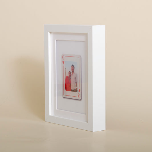 Personalised Playing Card Photo Frame