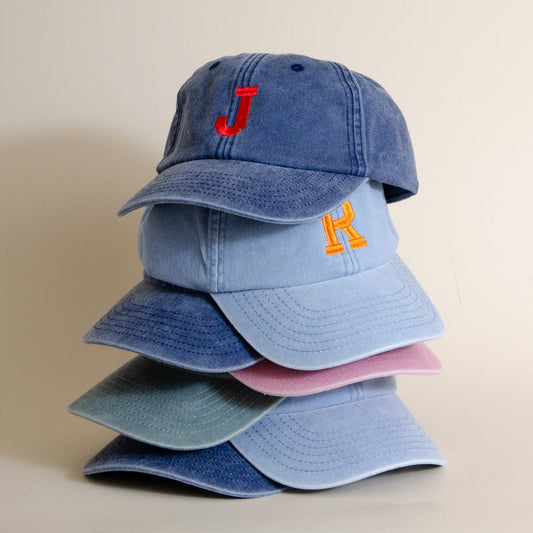 Personalised Kids Embroidered Initial Cap
