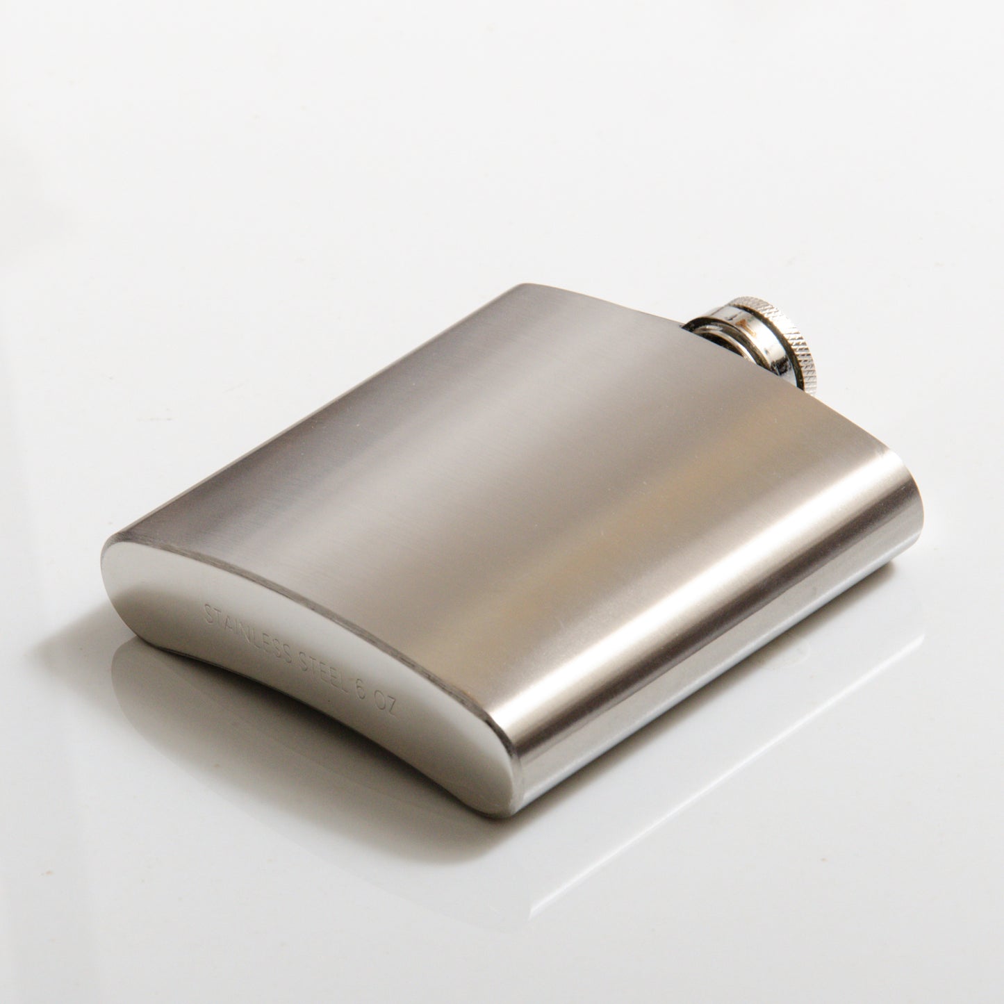 Bespoke stainless steel hip flask