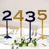 Table numbers for weddings and celebrations - Stag Design