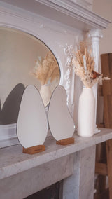 Organic shaped mirror - Stag Design