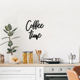 Coffee Time Wall Art Sign - Stag Design