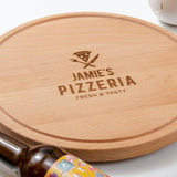 Premium Large Personalised Pizza Serving Board - Stag Design