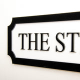 Personalised street sign - Stag Design