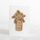 NEW! Personalised engagement card - Stag Design