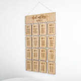 Hanging wooden table plan - Stag Design