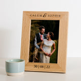 NEW! Oak wedding photo frame - Stag Design