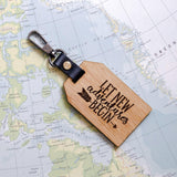 Personalised luggage tag - Stag Design