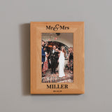 Oak wedding photo frame - Stag Design