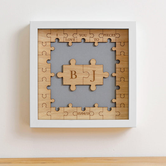 Personalised jigsaw frame - Stag Design