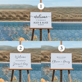 NEW! Wedding welcome sign