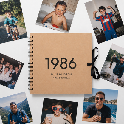 Personalised Birth Year Scrapbook
