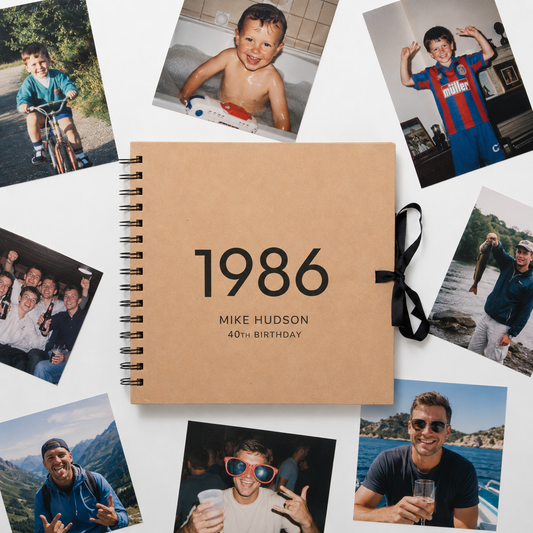 Personalised Birth Year Scrapbook