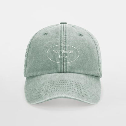 Embroidered Custom Logo Cap - Stag Design