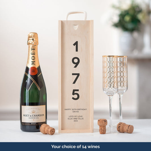 Personalised Birthday Bottle Box