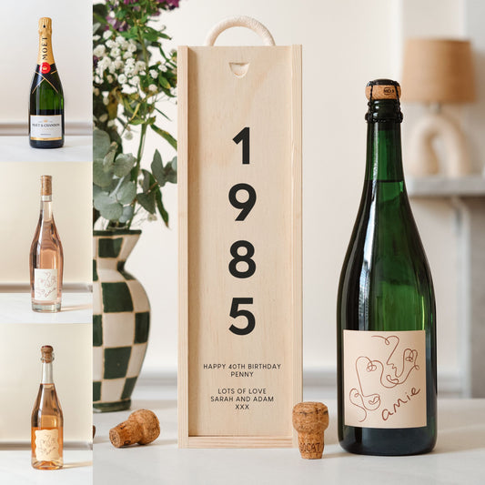 Personalised Birthday Bottle Box