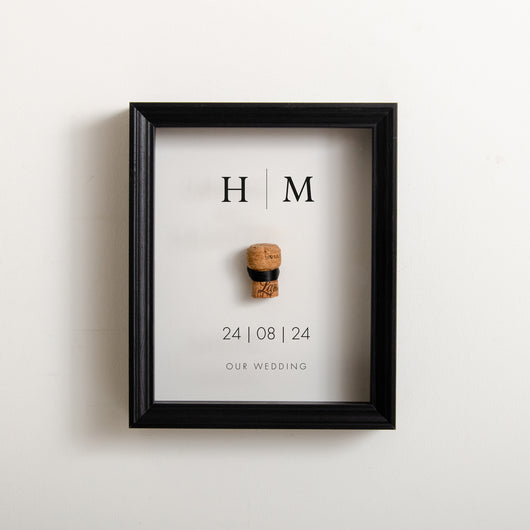 NEW Wedding cork saver frame Stag Design