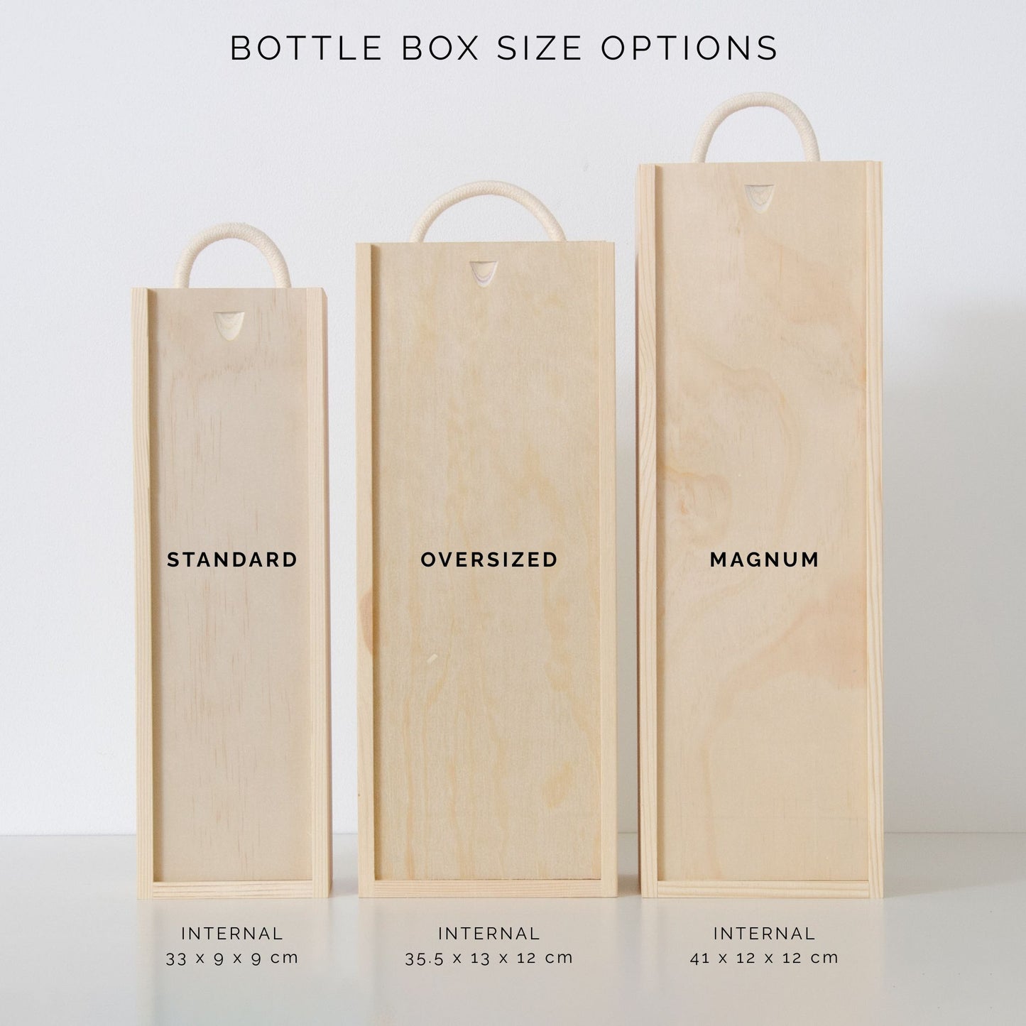 Personalised engagement / wedding bottle box
