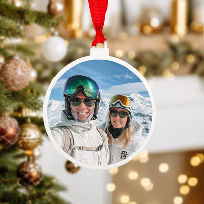 Photo Christmas bauble decoration