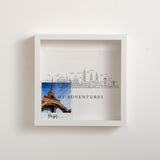 NEW! Adventure city skyline memory box frame