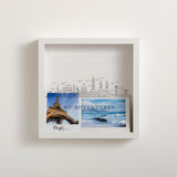 NEW! Adventure city skyline memory box frame