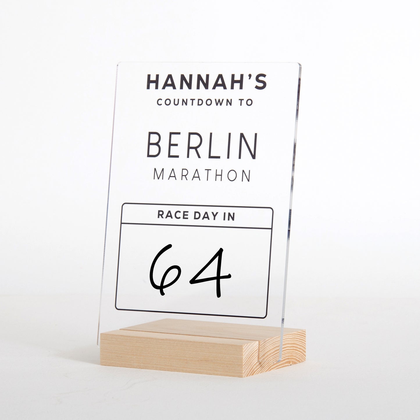 Personalised Event Countdown Sign