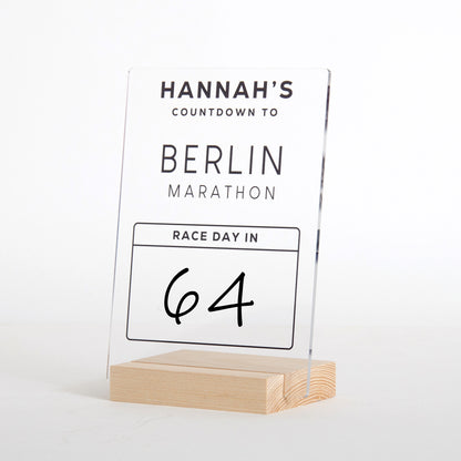 Personalised Event Countdown Sign