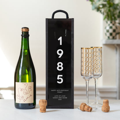 Personalised Cork Collector Birthday Bottle Box