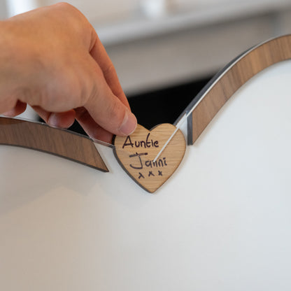 Wedding guest book heart dropbox