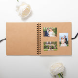 Wedding guest book scrapbook