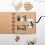 Wedding guest book scrapbook