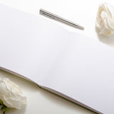 NEW! Personalised linen first names guest book