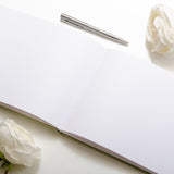 NEW! Personalised linen guest book