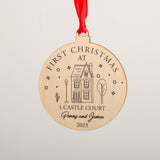 New home Christmas bauble decoration
