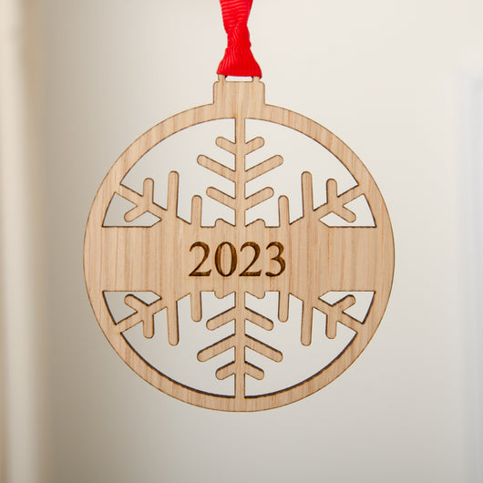 Christmas 2023 bauble decoration