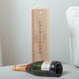 NEW! Personalised engagement bottle box landscape